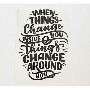 Mental health Vinyl Decal motivational Quote Sticker Car Window Laptop Decal